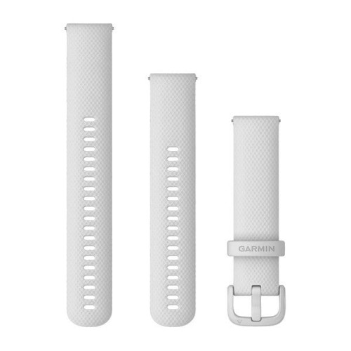 Silikonowy pasek Garmin Venu Sq (20mm) - biały [010-13021-01]