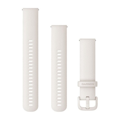 Silikonowy pasek Garmin Venu/Venu 2 Plus/Forerunner 245/Forerunner 55 - Ivory [010-12924-80]