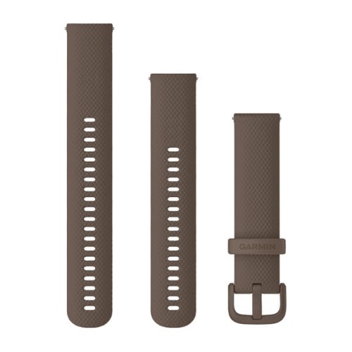 Silikonowy pasek Garmin Venu/Venu 2 Plus/Forerunner 245/Forerunner 55 - Brązowy [010-12924-81]
