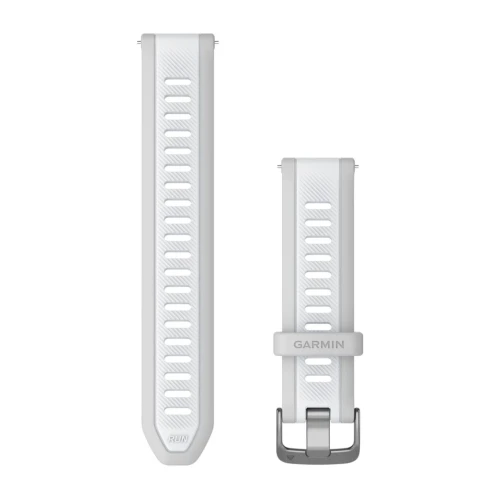 Silikonowy pasek Garmin Quick Release 20mm - Szary/biały [010-11251-AH]