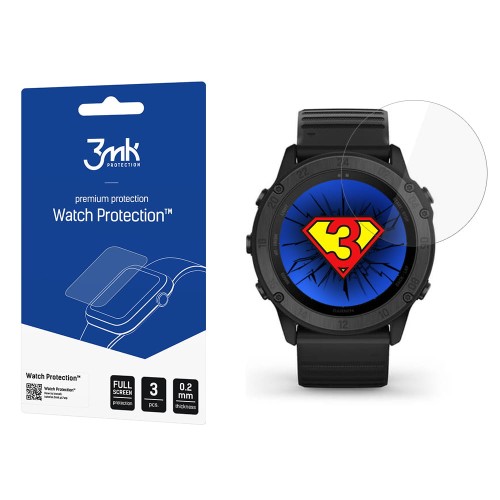 Szkło ochronne na ekran Garmin Tactix Delta - 3mk Watch Protection (3 szt)