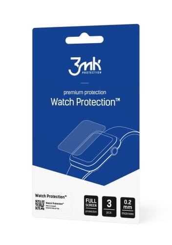 Folia ochronna na ekran Garmin Forerunner 265s 3mk Watch Protection ARC+ (3 szt)