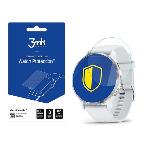 Folia ochronna na ekran Garmin Venu 3 - 3mk Watch Protection ARC+ (3 szt)