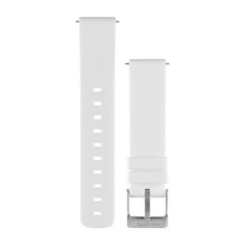 Garmin Biały pasek do zegarka sportowego Quick Release 20mm [010-12495-01]