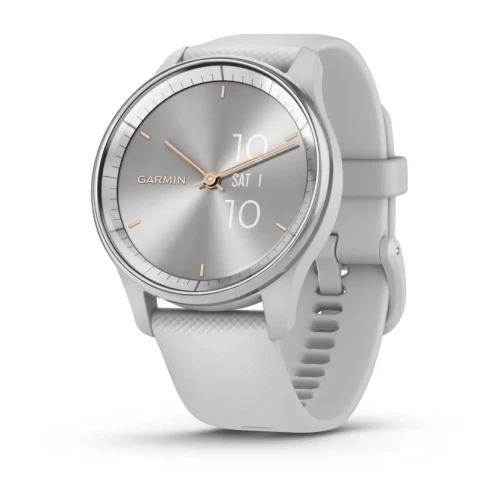 Garmin Vivomove Trend - Srebrna ramka z szarą kopertą [010-02665-03]