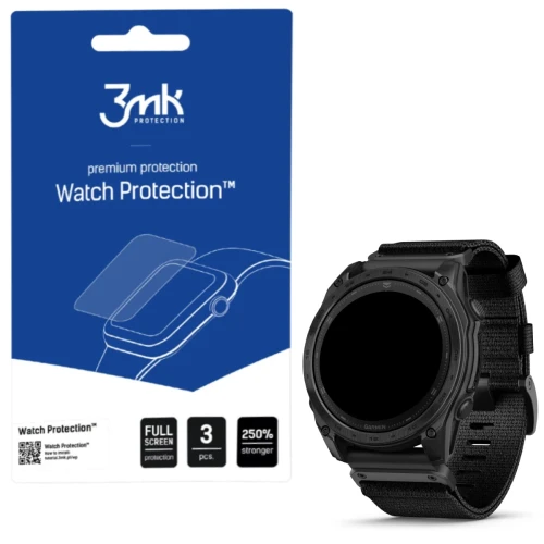 Szkło ochronne na ekran Garmin Tactix 8 51MM - 3mk Watch Protection (3 szt)