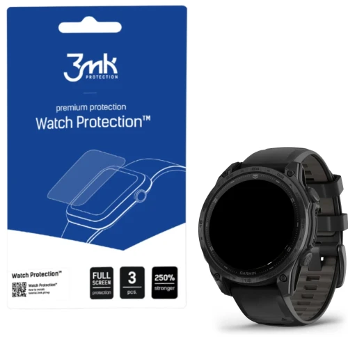 Szkło ochronne na ekran Garmin Tactix 8 47MM - 3mk Watch Protection (3 szt)