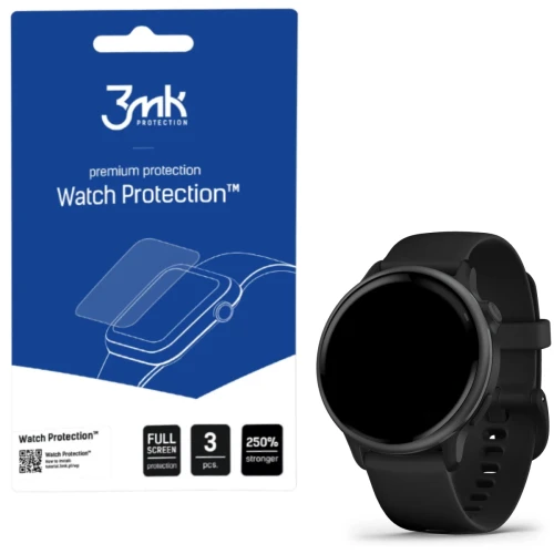 Folia ochronna na ekran Garmin Vivoactive 6 - 3mk Watch Protection ARC+ (3 szt)