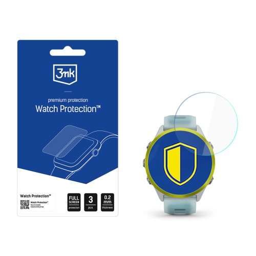 Folia ochronna na ekran Garmin Forerunner 570 47mm - 3mk Watch Protection ARC+ (3 szt)