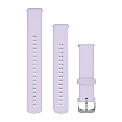 Silikonowy pasek Quick Release 18mm - Periwinkle z srebrnym zapięciem [010-13406-01]