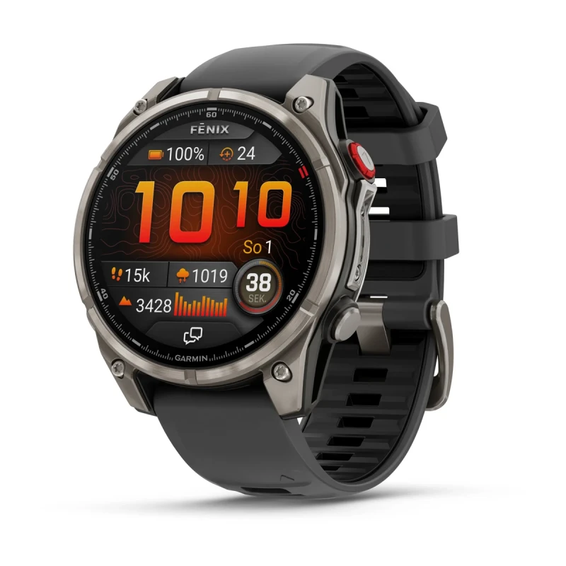Zaawansowany zegarek sportowy z wyświetlaczem AMOLED z  kopertą o rozmiarze 47mm i łącznością inReach oraz LTE.