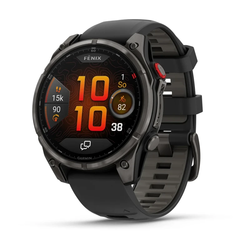Zaawansowany zegarek sportowy z wyświetlaczem AMOLED z  kopertą o rozmiarze 47mm i łącznością inReach oraz LTE.