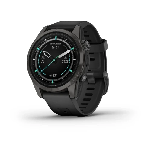 Garmin Epix Pro (Gen 2) - Sapphire Edition 42 mm - Szary tytanowy z powłoką węglową DLC [010-02802-15]