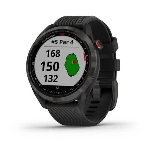 Garmin Approach S42 - metaliczny z czarnym paskiem [010-02572-00]