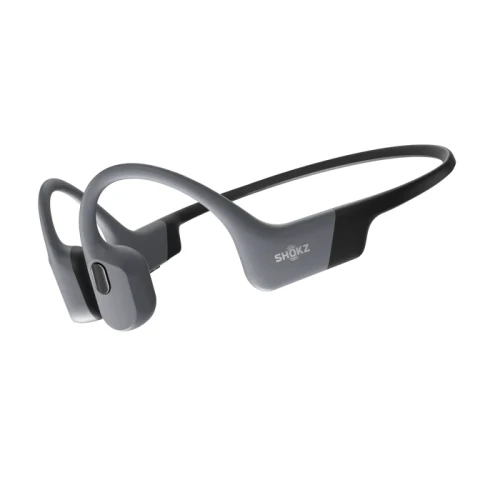 Shokz OpenSwim PRO (Szare) - bezprzewodowe słuchawki kostne z Bluetooth i MP3