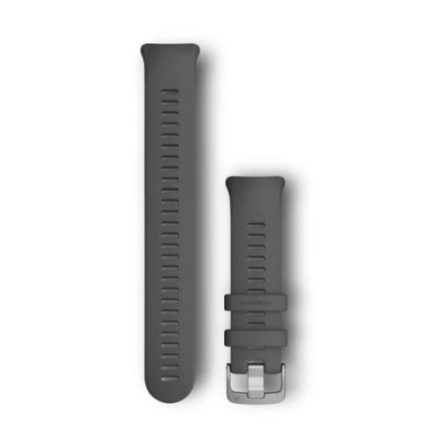Silikonowy pasek Garmin Swim 2 - popielaty duży [010-12929-02]