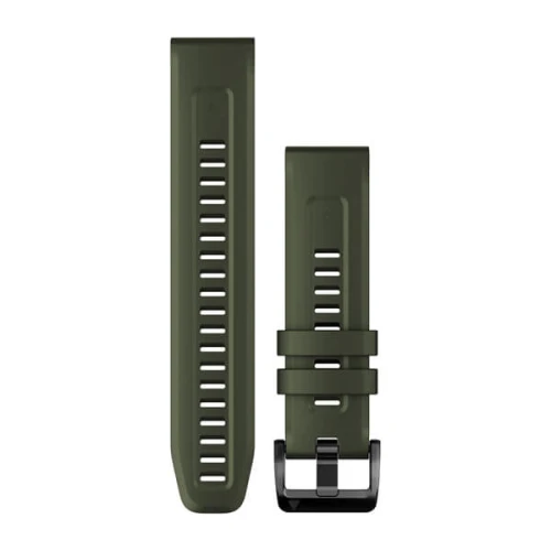Silikonowy pasek Garmin Quick Fit 26 mm - Fenix 5X/5X+/6X/7X  - ciemnozielony [010-13117-03]
