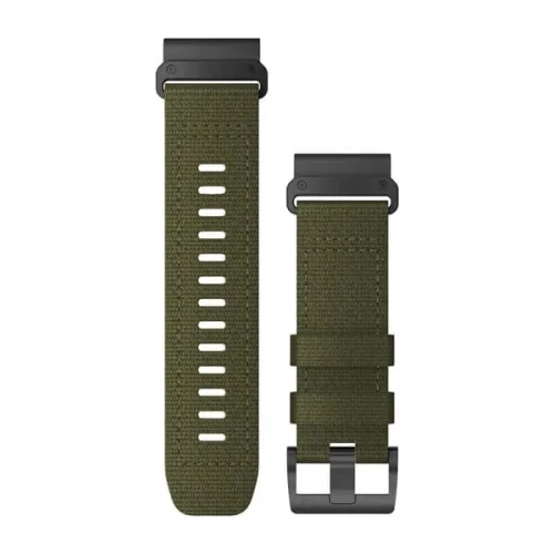 Nylonowy pasek Garmin Quick Fit 26 mm - Tactix Delta/Fenix 5X/5X+/6X/7X/Enduro - zielony Tactical Ranger [010-13010-10]