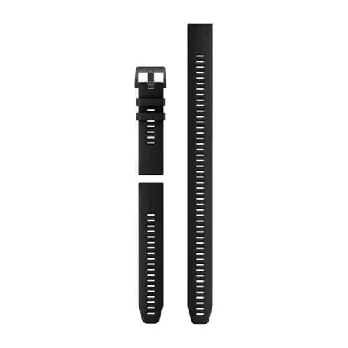 Silikonowe paski Garmin QuickFit 22 mm do komputerów nurkowych - czarne [010-13113-02]