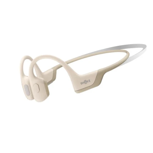 Shokz OpenRun Pro Mini Beige (beżowe)  - bezprzewodowe słuchawki kostne