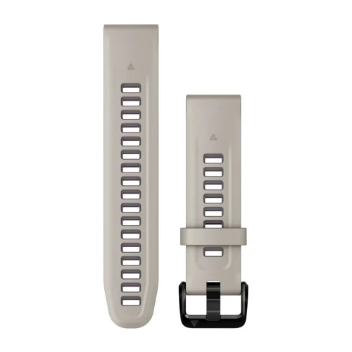 Silikonowy pasek Garmin QuickFit 20 mm  -  jasny piaskowy/orchideowy [010-13279-05]