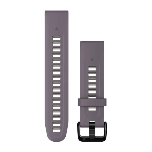 Silikonowy pasek Garmin QuickFit 20 mm - orchideowy/jasny piaskowy [010-13279-06]