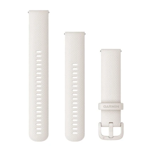 Silikonowy pasek Garmin Venu/Venu 2 Plus/Forerunner 245/Forerunner 55 - Ivory [010-12924-80]