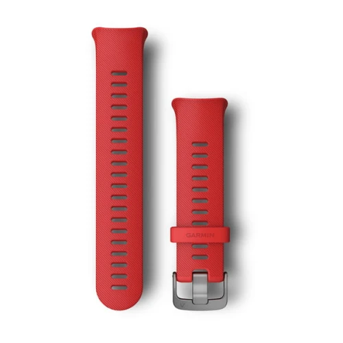 Silikonowy pasek Garmin Forerunner 45 - ciemnoczerwony [010-11251-1Z]