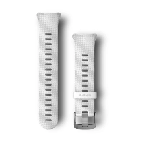 Silikonowy pasek Garmin Forerunner 45S - biały [010-11251-2B]