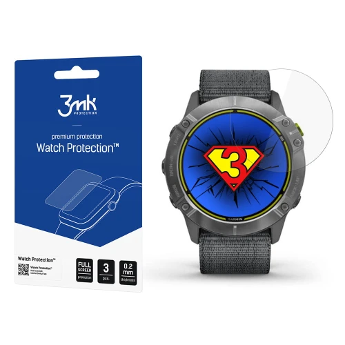 Szkło ochronne na ekran Garmin Enduro- 3mk Watch Protection (3 szt)