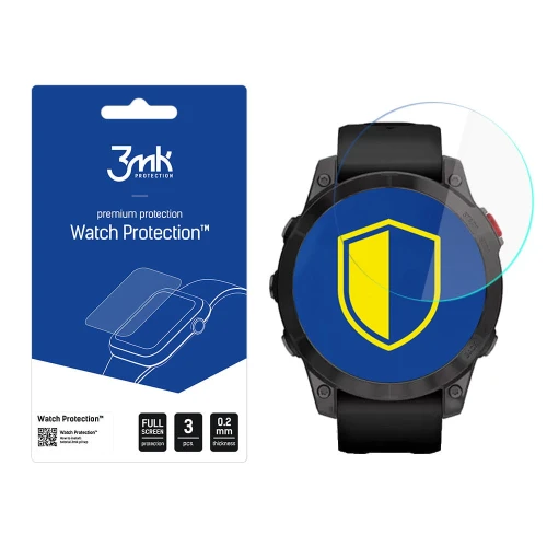 Szkło ochronne na ekran Garmin Epix 2 - 3mk Watch Protection (3 szt)