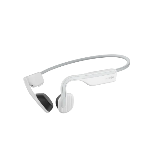 Shokz OpenMove Alpine White (białe) - bezprzewodowe słuchawki kostne