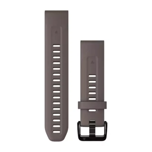 Silikonowy pasek Garmin Quick Fit 20 mm - Fenix 5s/5s+/6s/7s - Fioletowo-szary [010-13102-10] 