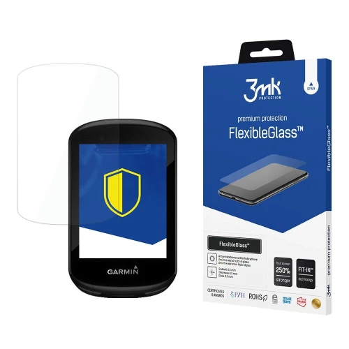 Nietłukące szkło hybrydowe do Garmin Edge 830, 3mk FlexibleGlass (1szt)