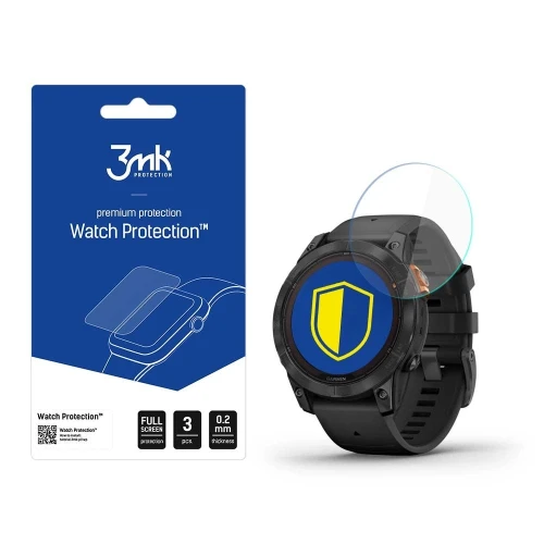 Szkło ochronne na ekran Garmin Fenix 7 PRO 47mm - 3mk Watch Protection (3 szt)