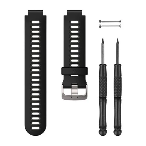 Czarny/szary pasek do zegarka Forerunner 735XT/230/235/630 [010-11251-0K]
