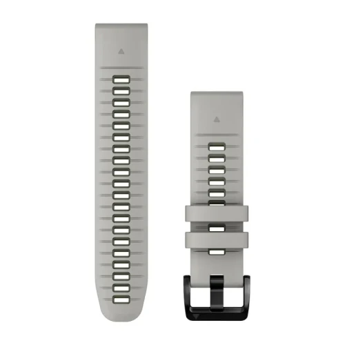 Silikonowy pasek Garmin QuickFit 22 mm - mglisty szary/ciemnozielony [010-13280-08]