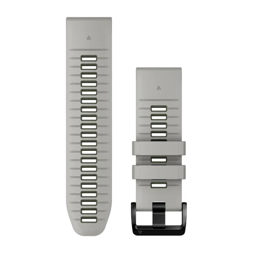 Silikonowy pasek Garmin QuickFit 26 mm  - mglisty szary/mchowy [010-13281-08]