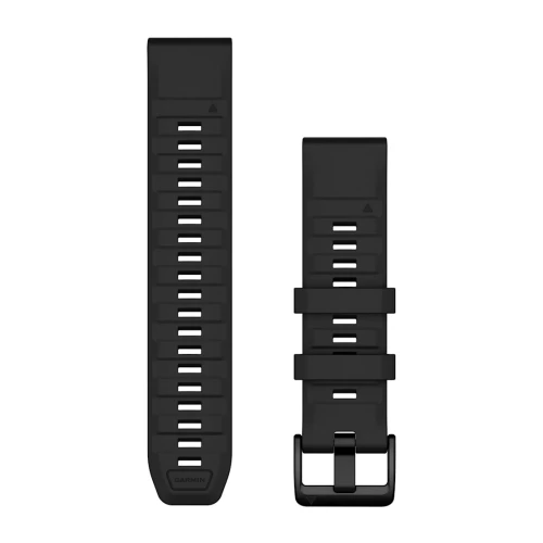Silikonowy pasek Garmin QuickFit 22 mm - Czarny [010-13392-02]