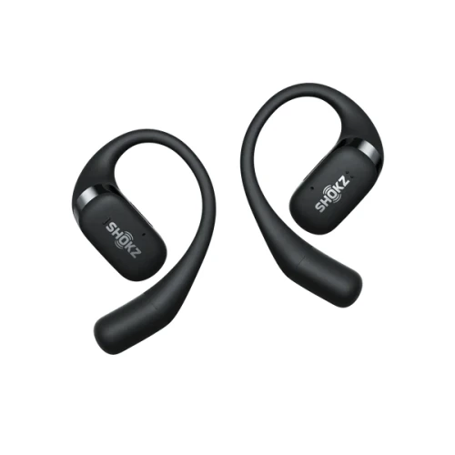 Shokz OpenFit Black (czarne) - bezprzewodowe słuchawki DirectPitch