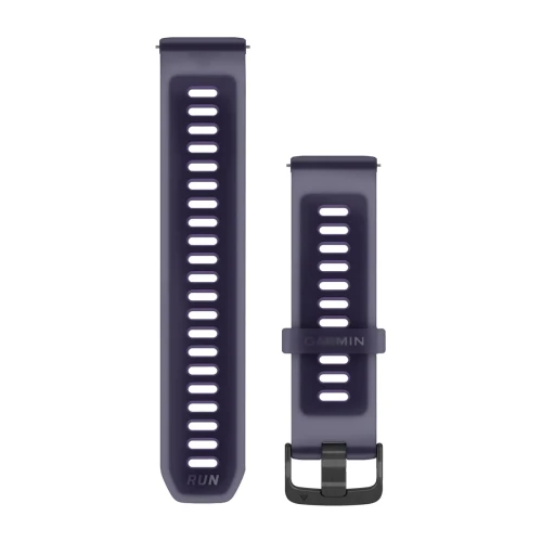 Silikonowy pasek Quick Release 22mm - Półprzeźroczysty w kolorze Imperial purple/Indygo z zapięciem slate [010-11251-AV]