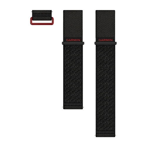 Nylonowy pasek Quick Release 24mm ComfortFit w kolorze czarnym [010-13907-02]