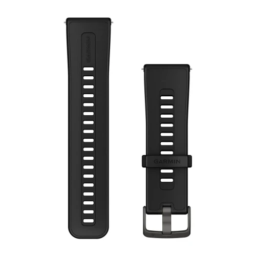 Silikonowy pasek Garmin Quick Release 24mm w kolorze czarnym [010-13907-00]
