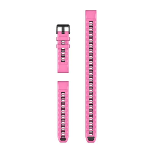Silikonowy pasek Garmin QuickFit 22 mm (Zestaw nurkowy - 3 sztuki) - kolor Pink aurora [010-14409-01]