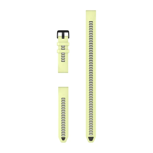 Silikonowy pasek Garmin QuickFit 20 mm (Zestaw nurkowy - 3 sztuki) -  kolor Citron [010-14411-00]